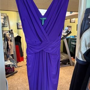 Elegant Purple Women's Dress